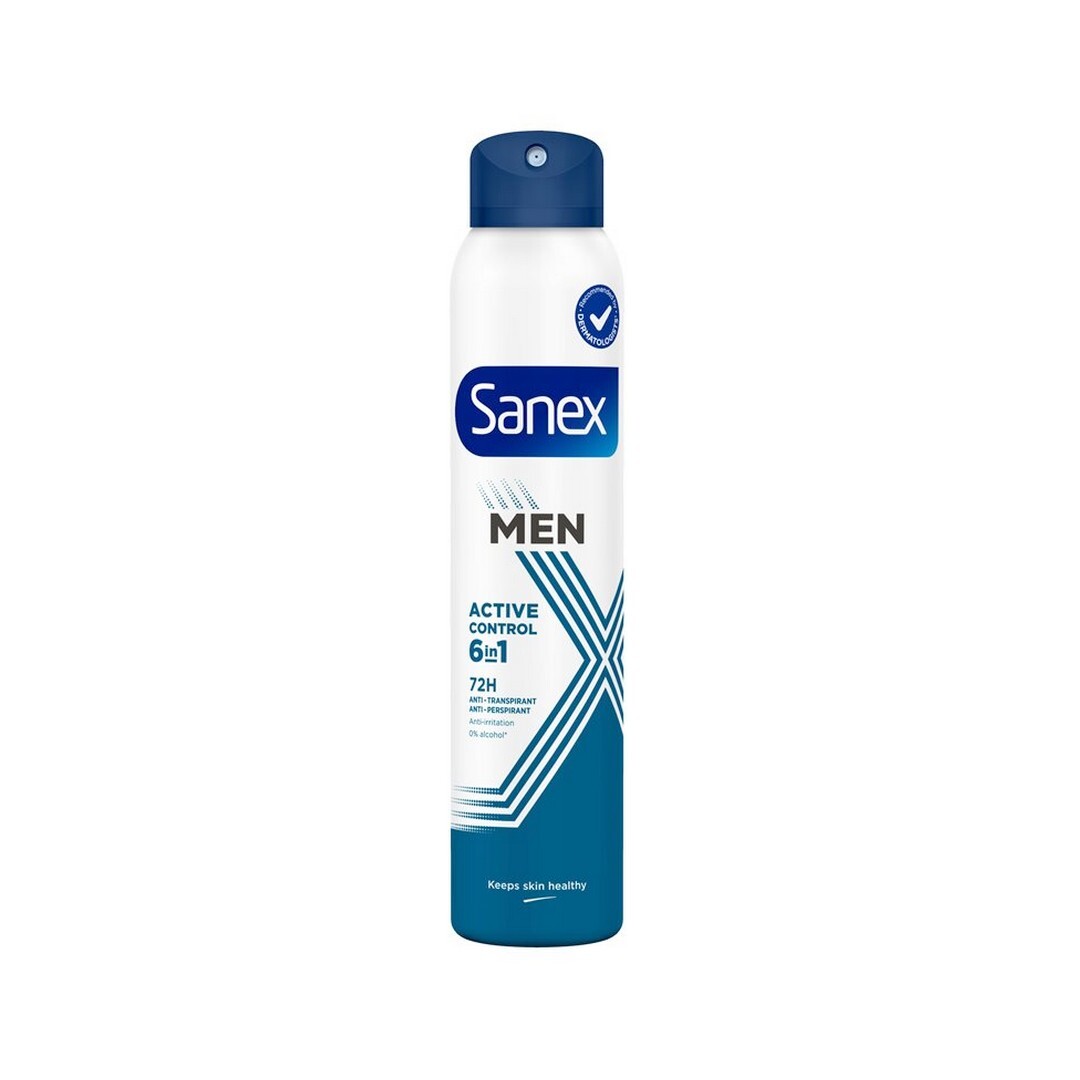 Sanex   Men Active Control 72 Hr Deodorant Spray   200 Ml