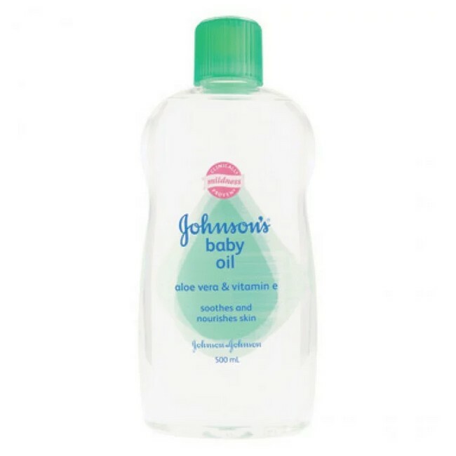 Johnsons   Original Baby Oil Aloe Vera   500 Ml