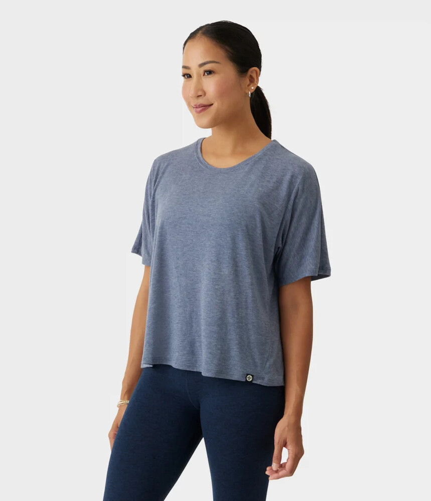 Manduka Atmana Tee  Vintage Indigo