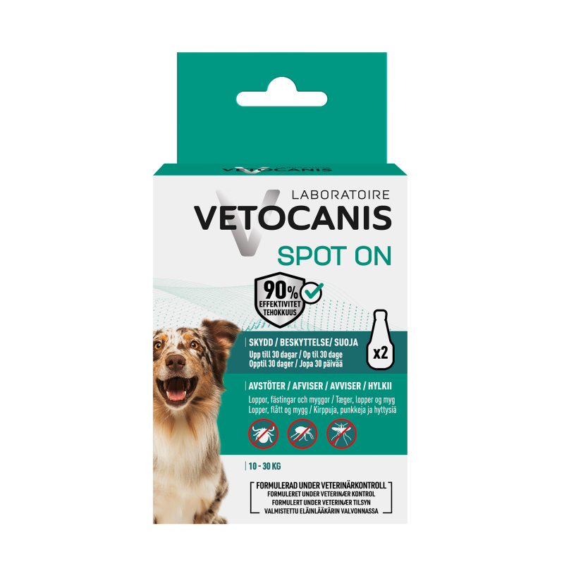 Vetocanis Anti Parasit Spot On   Hund 10 30 Kg