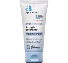Apoderma Ansigtssolcreme Spf 50  50ml