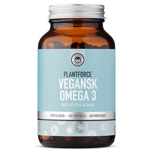 Plantforce Omega 3  Vegansk Epa   Dha  120stk