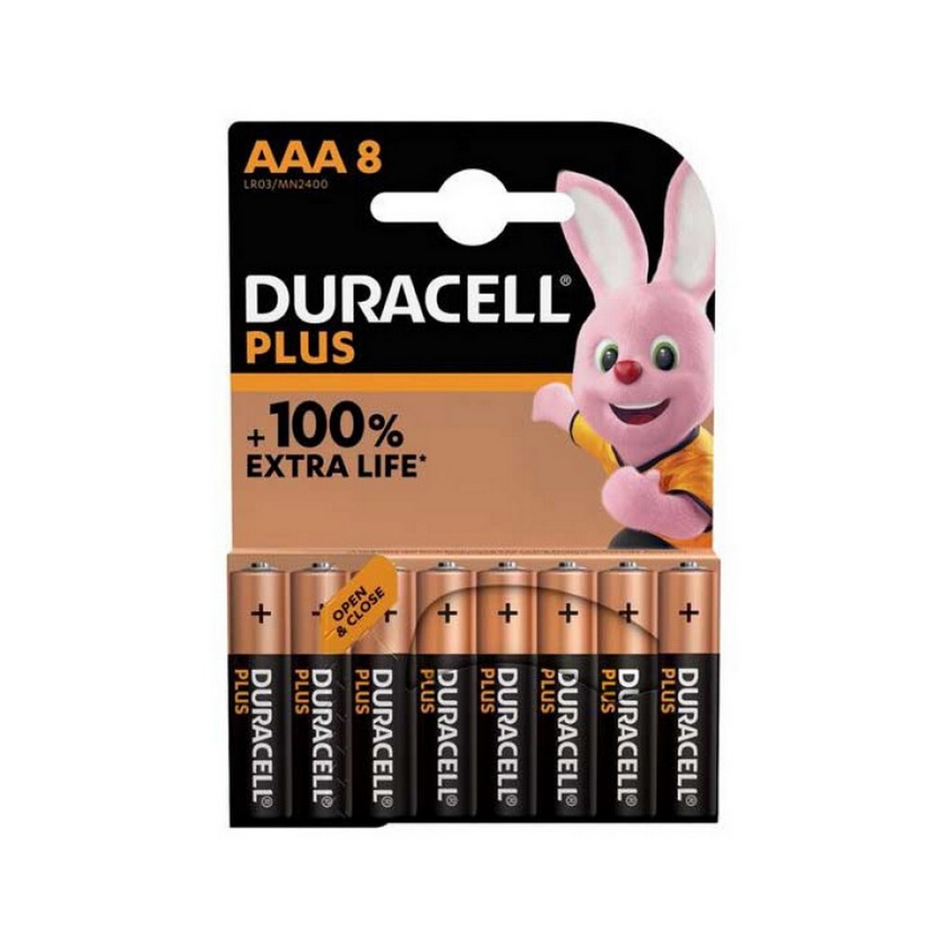 Mix   Duracell Plus Extra Life Aaa 8 Pak