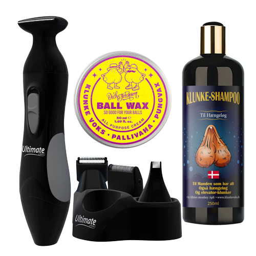 Klunkepakken All In One   Shaver  Shampoo Og Voks